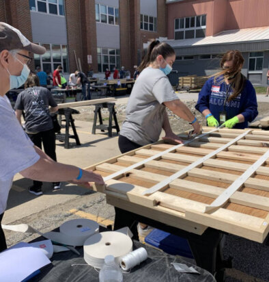 Building Beds, Building Community: MCC Students Roll Up Their Sleeves