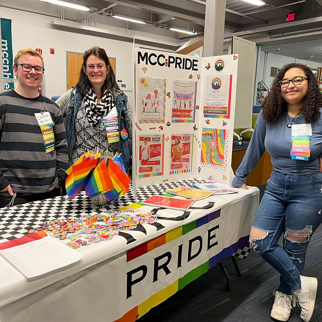 The MCC Pride Club is for LGBTQIA students and their allies.